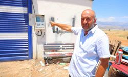 Elektriği kesilen besici yardım bekliyor