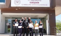 Eskişehir'de başarılı Acil Sağlık ekiplerine başarı ve teşekkür belgesi verildi