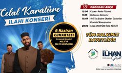 İlahi sanatçısı Celal Karatüre, 6 Haziran'da Malatyalılarla buluşuyor