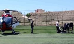 Kalp krizi geçiren hasta hava ambulansıyla Malatya'ya sevk edildi