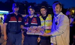 Kavga ihbarı yaptılar, jandarmayı konfeti ile karşıladılar