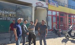 Kaymakamı Algın, yıkım çalışmalarını inceledi