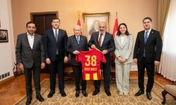 Kayserispor heyetinden MHP Genel Başkanı Bahçeli'ye ziyaret