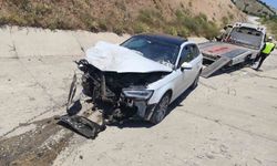 Malatya'da iki aracın çarpıştığı kaza kamerada: 4 yaralı