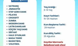 Marmaris Belediyesi'nden çocuklar için 17 branşta ücretsiz yaz kursu