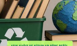 Marmaris'te atık kağıt ve kitaplar geri dönüşüme kazandırılıyor
