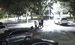 Mersin'de site müdürü darbedildi, saldırı kameraya yansıdı