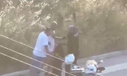 Mersin'de üst aramasında polislere direnen şahıslar ile polisler arasında arbede