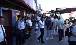 Okulların tatil olmasıyla 15 Temmuz Demokrasi Otogarı'nda hareketlilik başladı