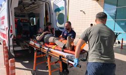 Ormanda keşif çalışması yapan işçi uçuruma yuvarlandı