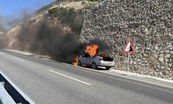 Otomobili alev alev yanan adam, 'Cana geleceğine mala gelsin' diyerek kendini teselli etti