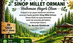 Sinop Millet Ormanı hizmete açılıyor