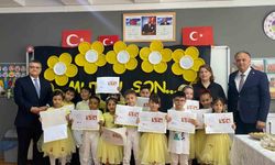 Sinop'ta öğrenciler karne sevinci yaşadı