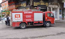 Siverek'te iş yerinde çıkan yangın korku dolu anlar yaşattı
