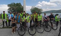 Tatvan'da pedallar sağlıklı yarınlar için çevrildi