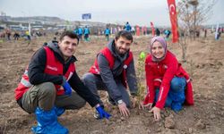 Türk Kızılay ve Tarım ve Orman Bakanlığı iş birliğinde 'Hastaya kan ormana can' projesi devam ediyor