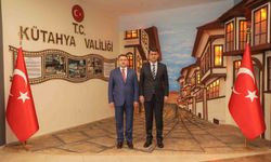 Uşak Valisi Kartal'dan Kütahya Valisi Işın'a iade-i ziyaret