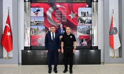 Yargıtay'a atanan Başsavcı Karakülah'tan Emniyet Müdürü Yılmaz'a veda ziyareti
