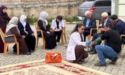 Yüksekova'da köy sakinlerine hipertansiyon ve tuz kullanımı eğitimi