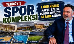 Yerköy'e Spor Kompleksi: 1.000 Kişilik Kapalı Salon, Olimpik Havuz ve 14 Saha Geliyor