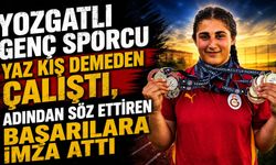 Yozgatlı genç sporcu yaz kış demeden çalıştı, adından söz ettiren başarılara imza attı