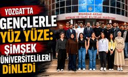 Yozgat'ta Gençlerle Yüz Yüze: Şimşek Üniversitelileri Dinledi