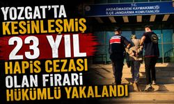 Yozgat'ta kesinleşmiş 23 yıl hapis cezası olan firari hükümlü yakalandı