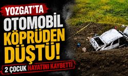 Yozgat'ta otomobil köprüden düştü, 2 çocuk hayatını kaybetti
