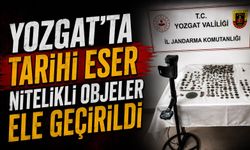 Yozgat'ta tarihi eser nitelikli objeler ele geçirildi