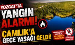 Yozgat'ta Yangın Alarmı: Çamlık'a Gece Yasağı Geldi