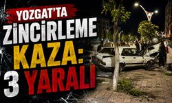 Yozgat'ta zincirleme kaza: 3 yaralı