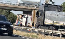 Arıza yapan kamyonete çarpıp kaçtı: 1 yaralı