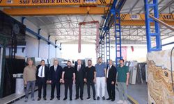 ATO Başkanı Baran, Yuvaköy Mermerciler Sitesi'nde sektör temsilcileriyle bir araya geldi