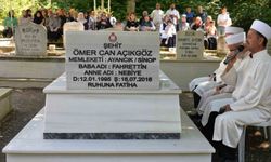 Ayancıklı 15 Temmuz şehidi kabri başında anıldı