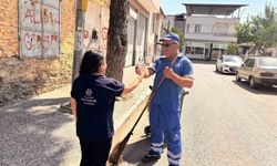 Aydın Büyükşehir ve ASKİ personellerine sıcak havada su desteği