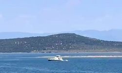 Ayvalık'ta denizde kaybolan genç için arama kurtarma çalışmaları sürüyor