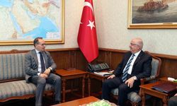 Bakan Güler, İtalya'nın Ankara Büyükelçisi Manzo'yu kabul etti