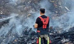 Balıkesir'de ot ve çöp yangını mahalleyi tehdit etti