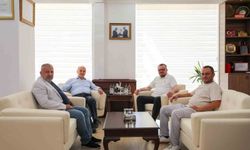 Başkan Faruk Özlü'ye anlamlı ziyaret