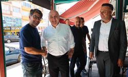 Başkan Muzaffer Bıyık esnaf ve vatandaşla buluştu