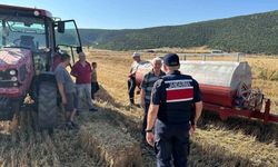 Biçerdöver operatörlerine yangın eğitimi
