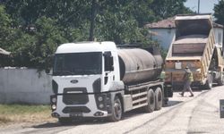 Biga Geyikkırı Köyü yolu yenilendi
