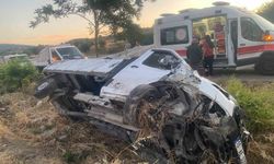 Bigadiç'te kamyonet şarampole uçtu: 1 yaralı
