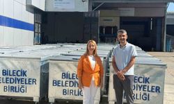 Bilecik'e son 1,5 yıldır bin 52 adet çöp konteyneri alındı