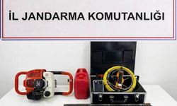 Bilecik'te kaçak sondaj yapan 3 şahıs suçüstü yakalandı