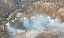 Bodrum'da makilik yangını devam ediyor