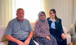 Bolu'da şehit ailesine ziyaret: Yeni kaymakamdan vefa örneği