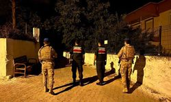 Bozdoğan'da jandarmadan gece boyu yangın ve hırsızlık denetimi