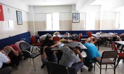 Büyükşehir'den ek hizmet binasında deprem ve yangın tatbikatı