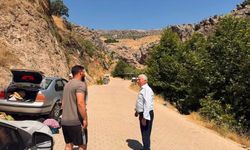 Çermik Belediye Başkanı Karamehmetoğlu, turistlerle bir araya geldi